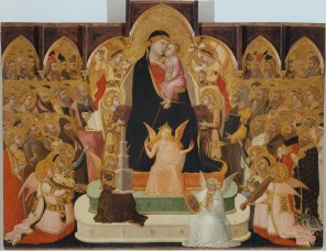 성모자와 성인들과 천사들_by Ambrogio Lorenzetti_photo by Eugene a_in the Museum of Religious Art in Massa Marittima_Italy.jpg